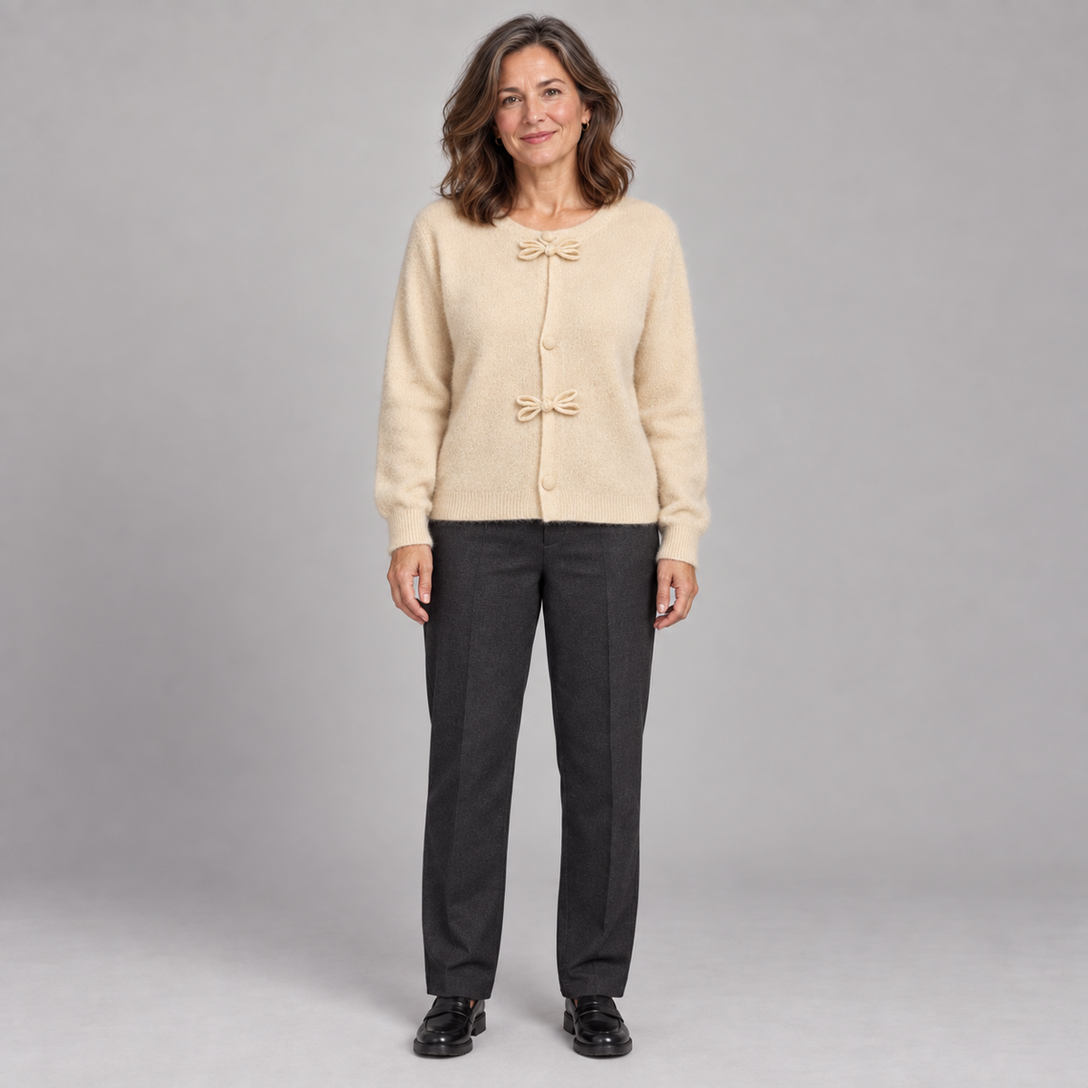 BELLA™ - Chic Bow Cardigan