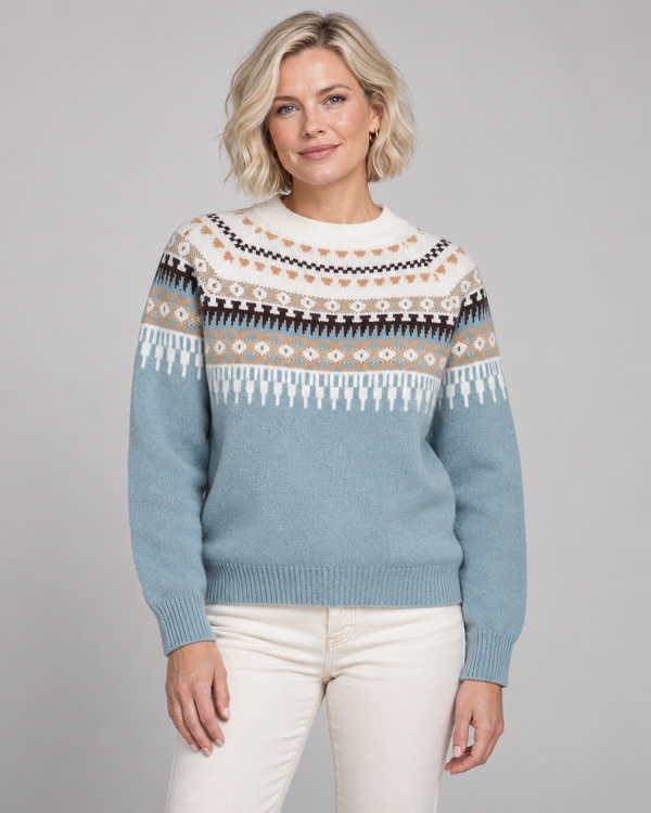 AVERY™ - Fair Isle Knit Sweater