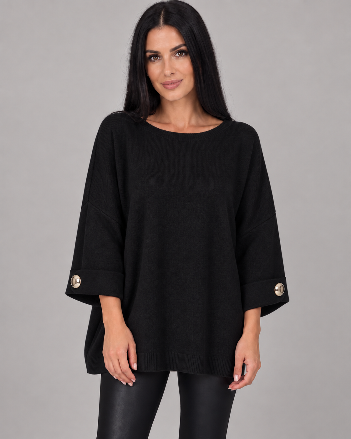 LOTTIE™ - Cosy Buttoned Pullover