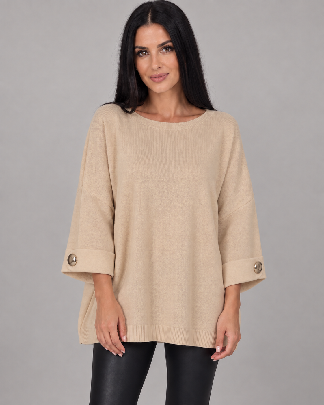 LOTTIE™ - Cosy Buttoned Pullover
