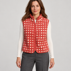 CONCUELO™ – Casual Plaid Sleeveless Zip-Up Vest