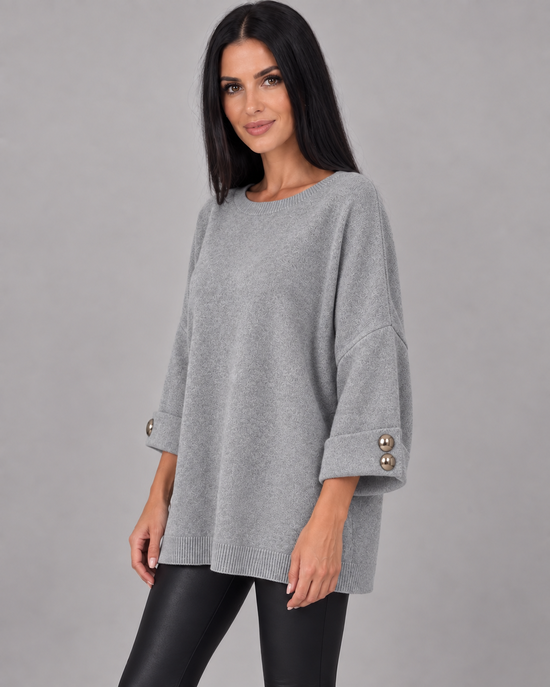 LOTTIE™ - Cosy Buttoned Pullover