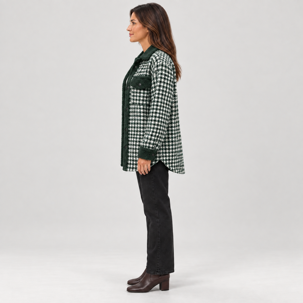 ZENY™ - Classic Long Sleeve Button Down Jacket