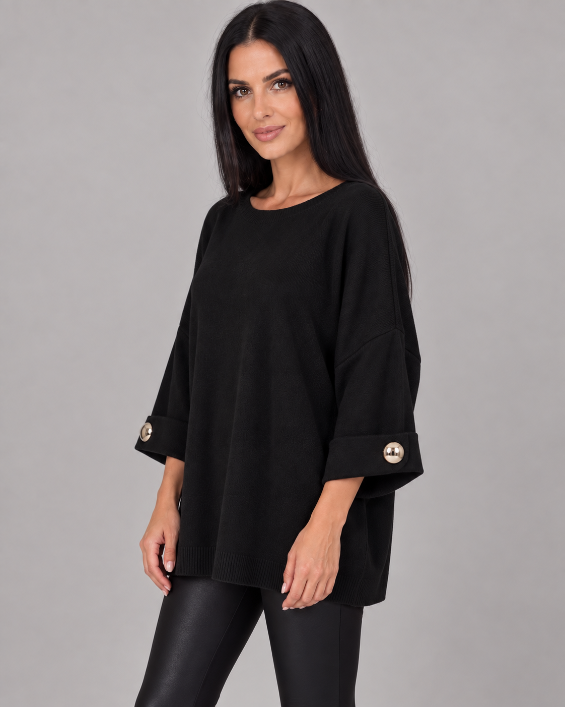 LOTTIE™ - Cosy Buttoned Pullover