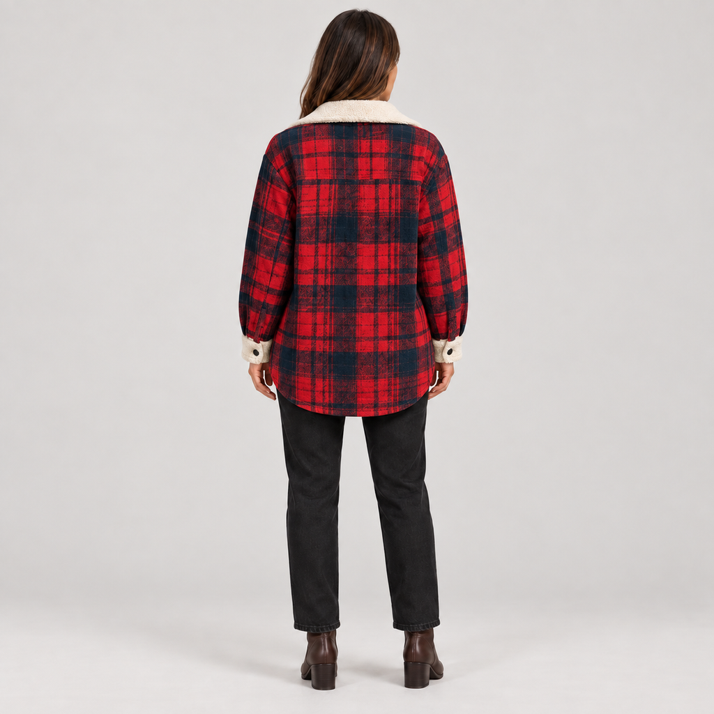 ZENY™ - Classic Long Sleeve Button Down Jacket
