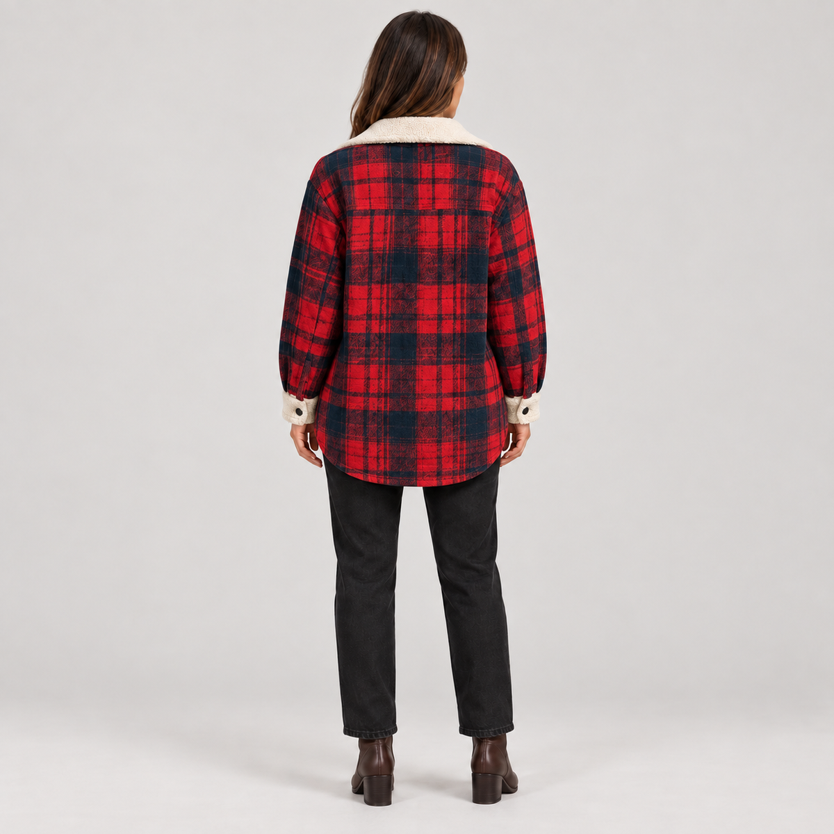 ZENY™ - Classic Long Sleeve Button Down Jacket