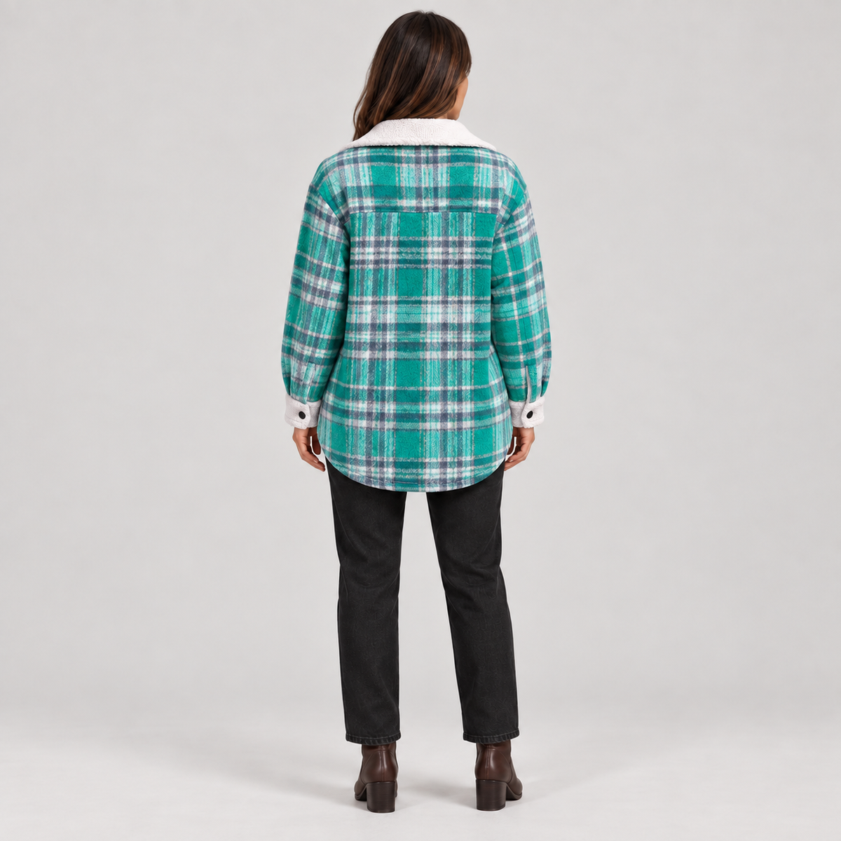 ZENY™ - Classic Long Sleeve Button Down Jacket