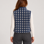 CONCUELO™ – Casual Plaid Sleeveless Zip-Up Vest