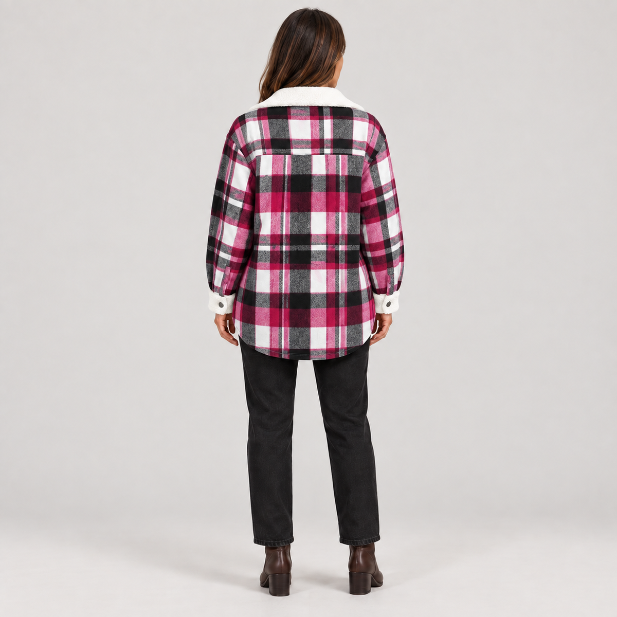 ZENY™ - Classic Long Sleeve Button Down Jacket