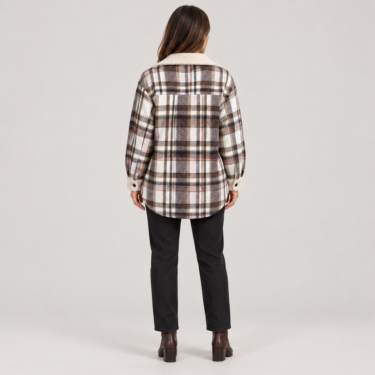 ZENY™ - Classic Long Sleeve Button Down Jacket