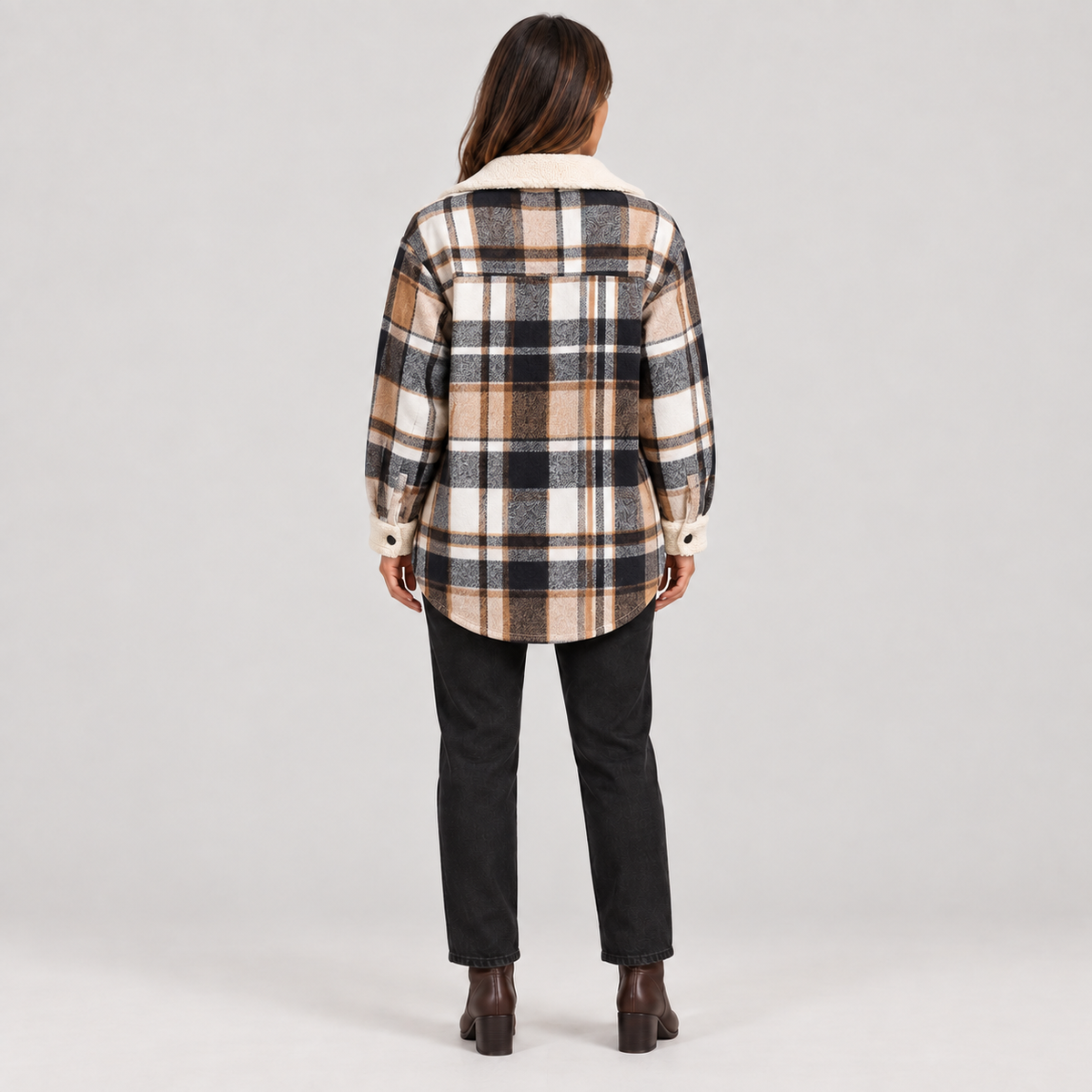 ZENY™ - Classic Long Sleeve Button Down Jacket