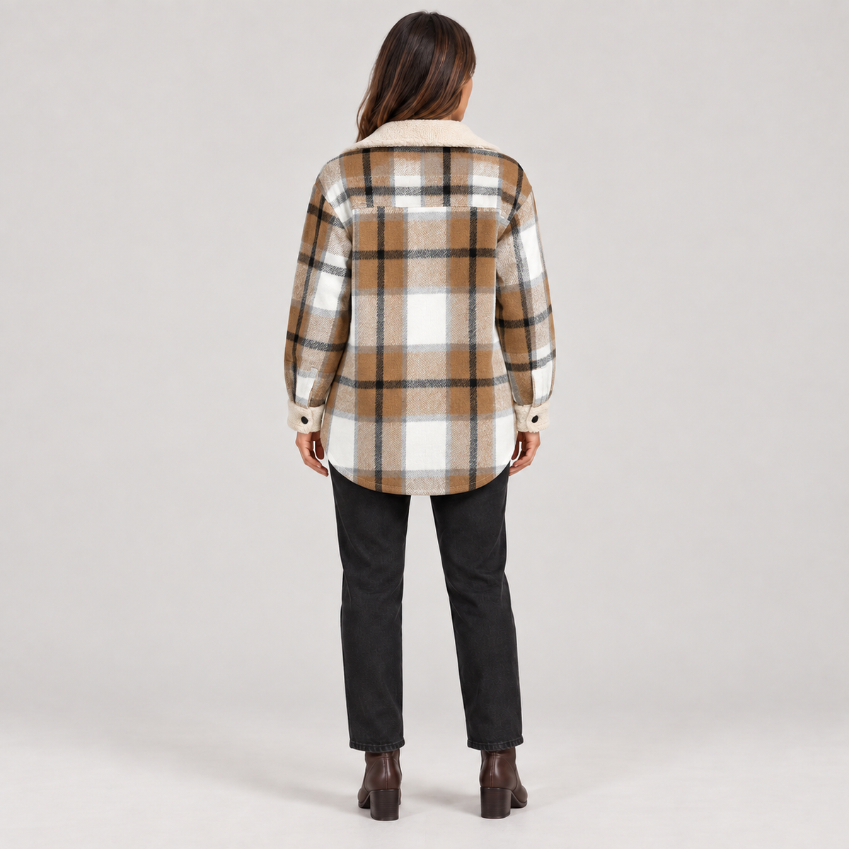 ZENY™ - Classic Long Sleeve Button Down Jacket