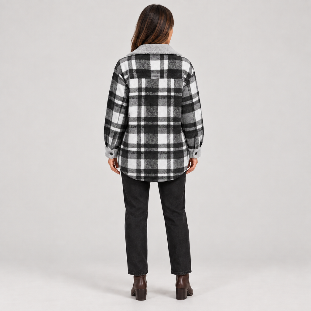 ZENY™ - Classic Long Sleeve Button Down Jacket
