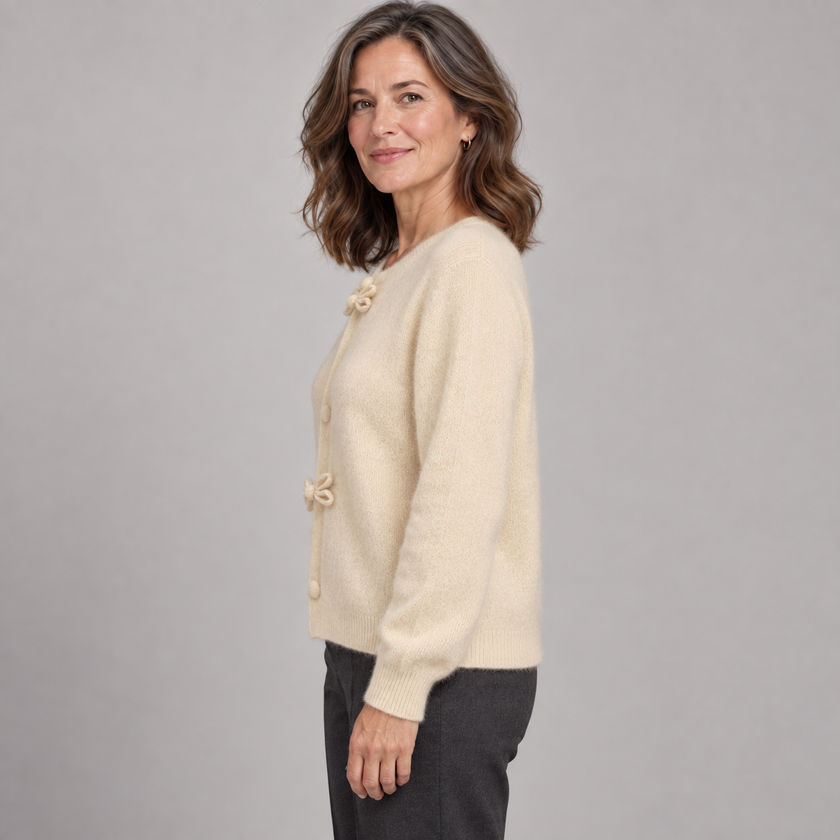 BELLA™ - Chic Bow Cardigan