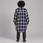PALOMA™ - Classy Button Down Plaid Long-Sleeve Jacket