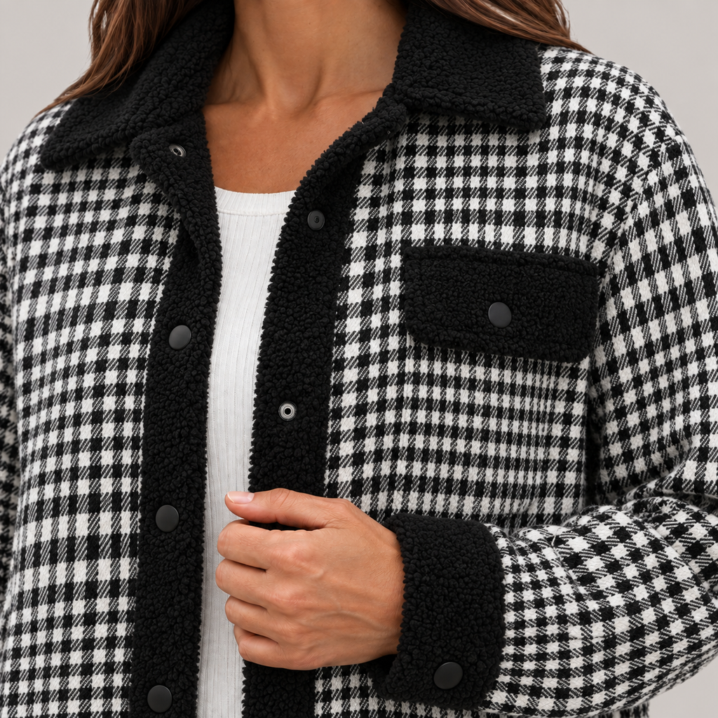 ZENY™ - Classic Long Sleeve Button Down Jacket
