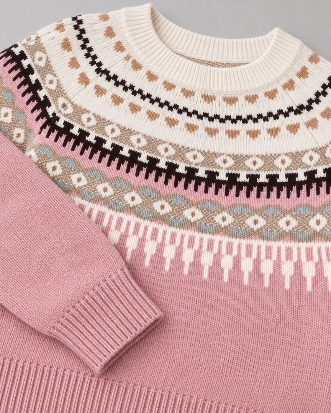 AVERY™ - Fair Isle Knit Sweater