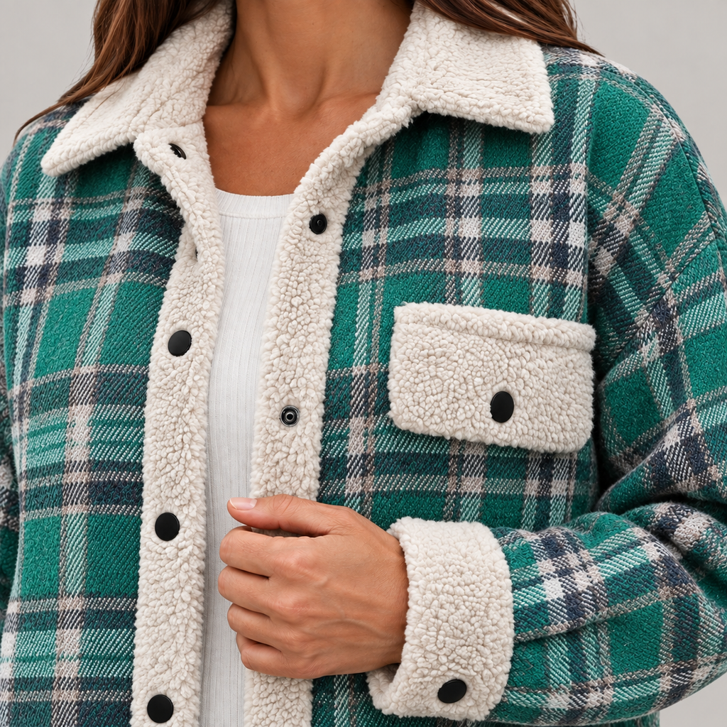 ZENY™ - Classic Long Sleeve Button Down Jacket