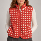 CONCUELO™ – Casual Plaid Sleeveless Zip-Up Vest