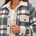 ZENY™ - Classic Long Sleeve Button Down Jacket