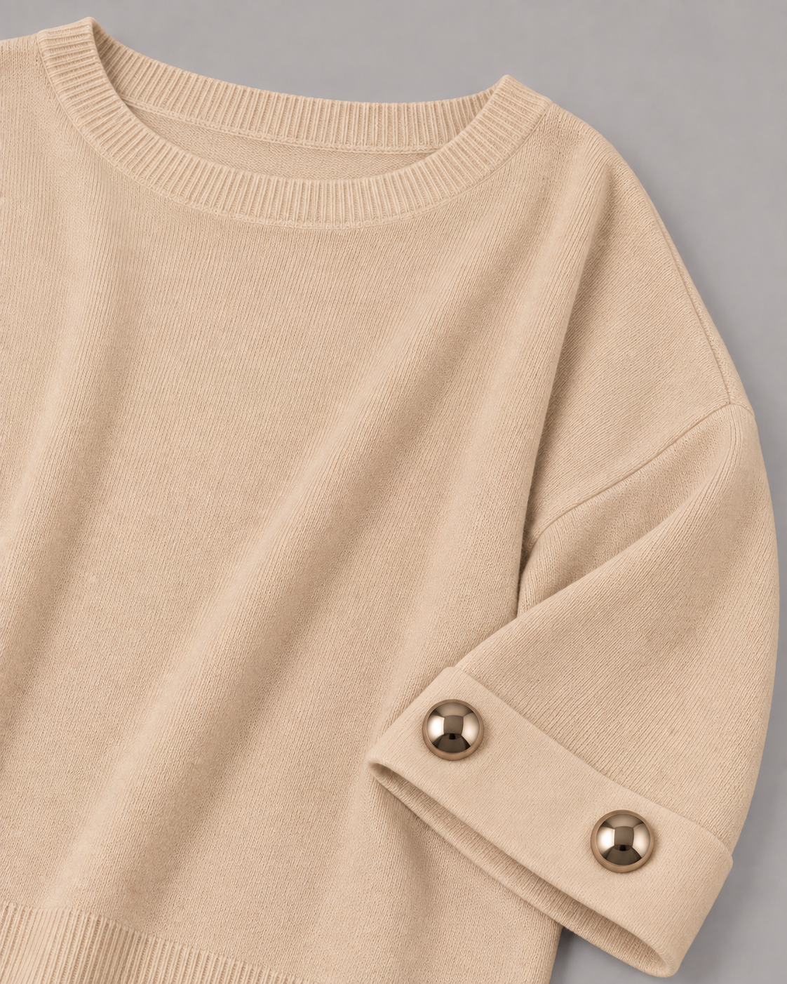 LOTTIE™ - Cosy Buttoned Pullover