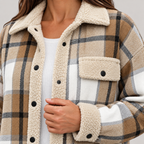 ZENY™ - Classic Long Sleeve Button Down Jacket