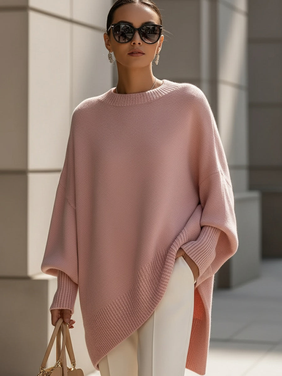 Women’s Oversized Knit Sweater – Relaxed Autumn and Winter Layer