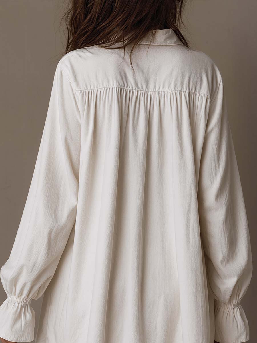 Lucia | Lace Detail Shirt Dress