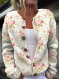 Kerensa™ | Vintage Floral Print Cardigan