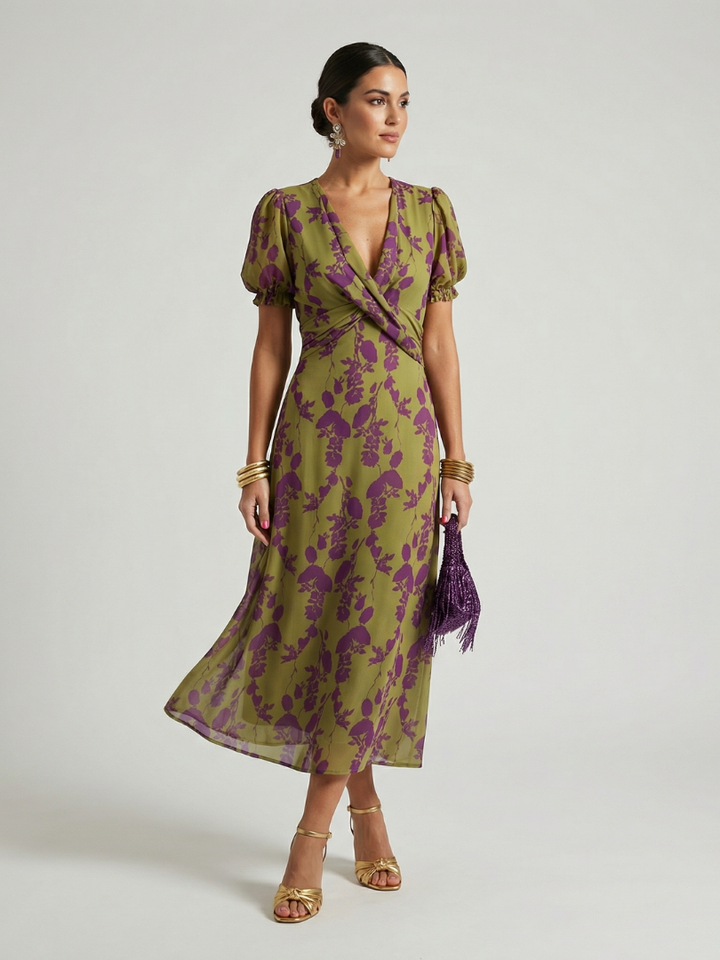 Belisama | Relaxed Floral Midi Dress