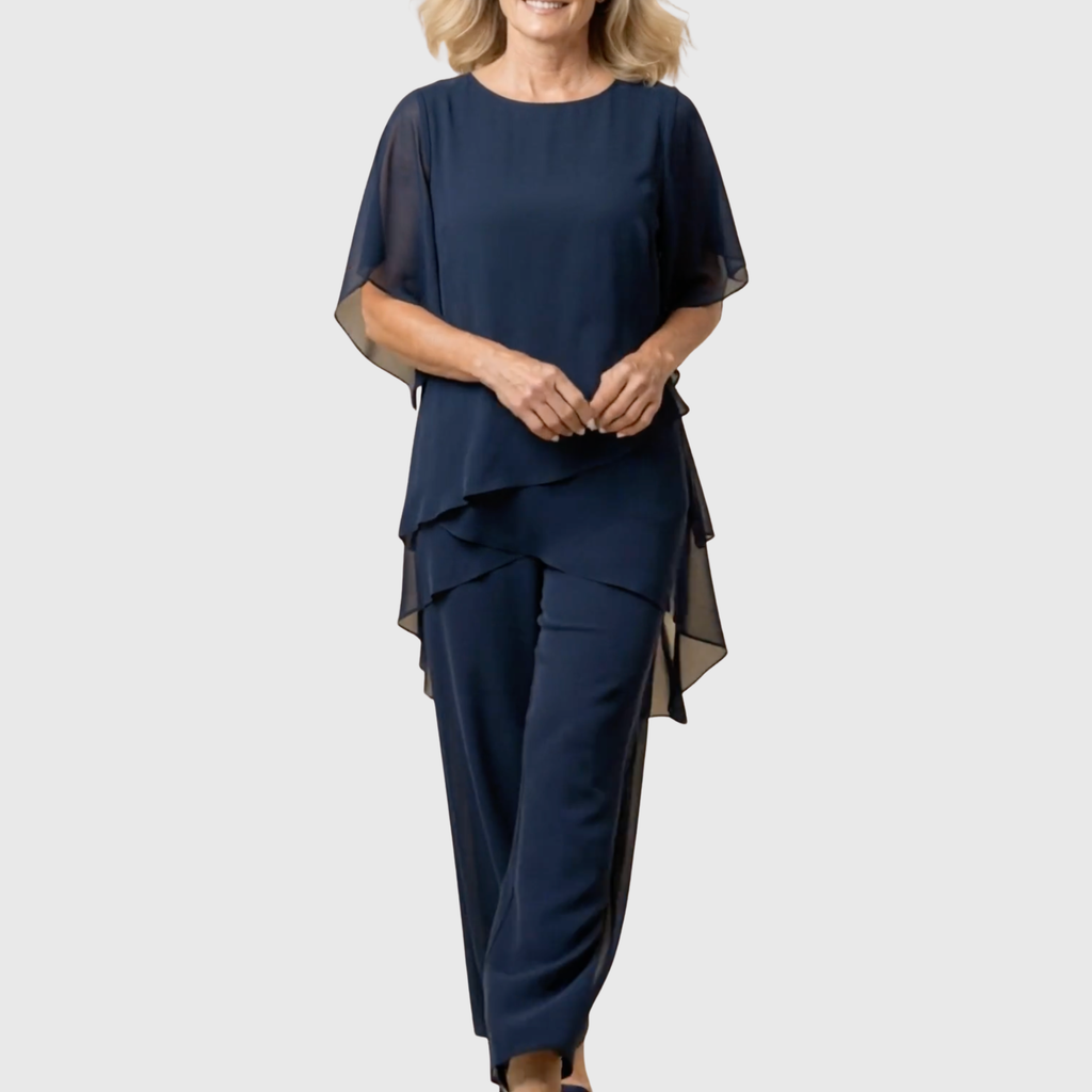 Roxina | Elegant Evening Party Pant Set