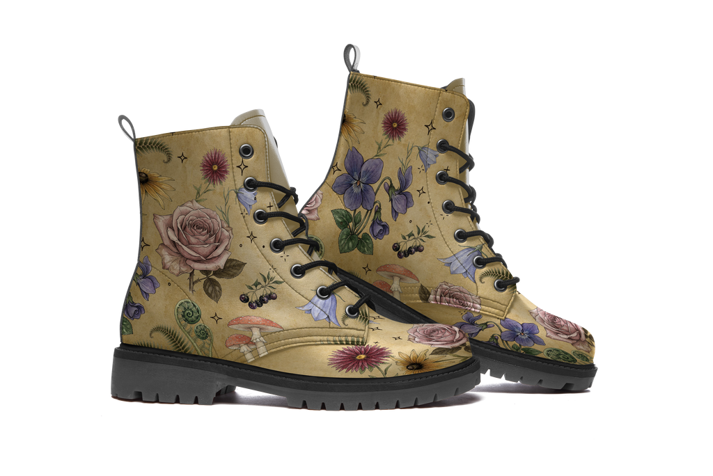 Herbarium Leather Boots