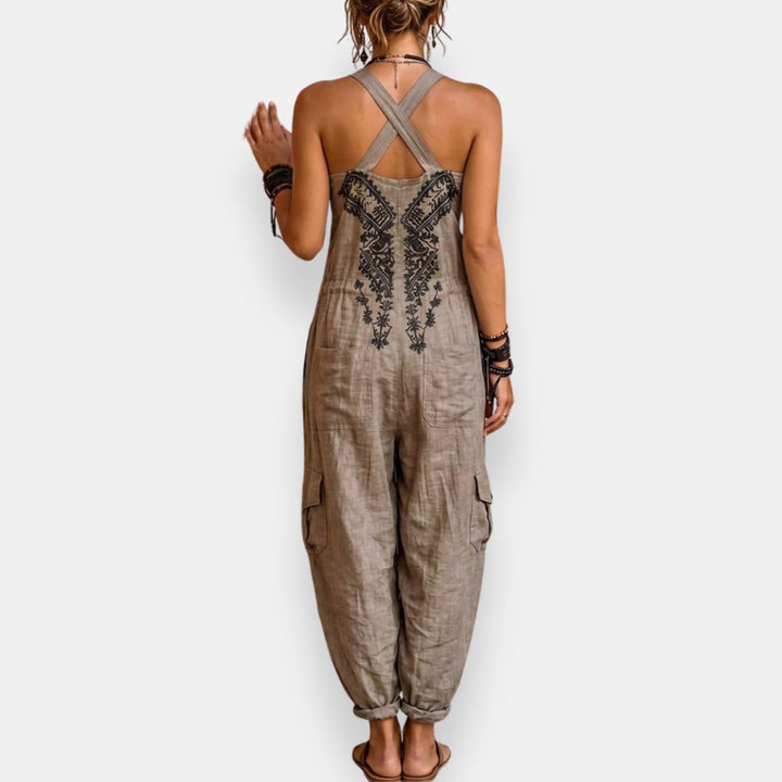 Talia | Airy Embroidered Jumpsuit