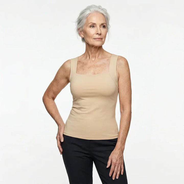 Roxanne | Built-In Bra Tank Top