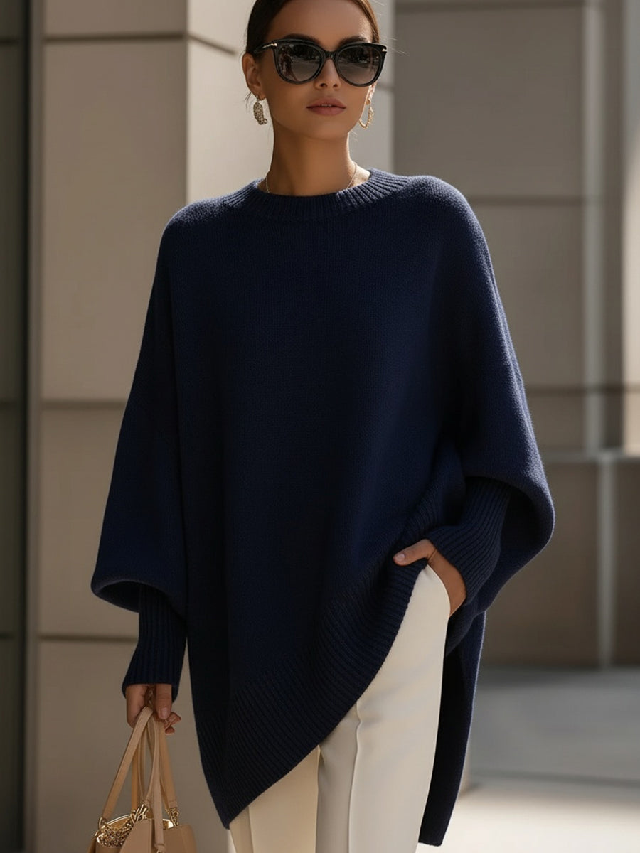 Women’s Oversized Knit Sweater – Relaxed Autumn and Winter Layer