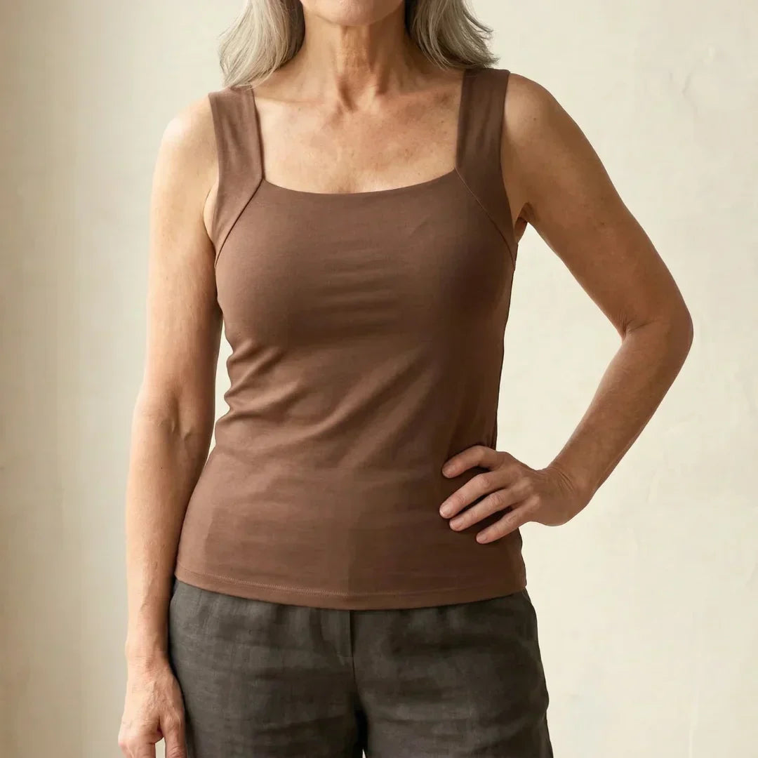 Roxanne | Built-In Bra Tank Top