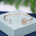 White Gold Tree of Life Bracelet