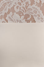 Aurelie Long Sleeve Lace Mini Dress - Ivory