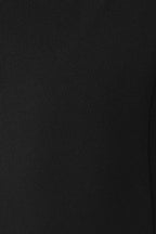 Briella V Neck Suiting Maxi Dress - Black