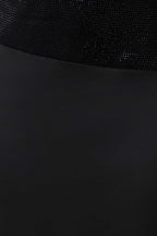 Athena One Shoulder Diamante Maxi Dress - Black