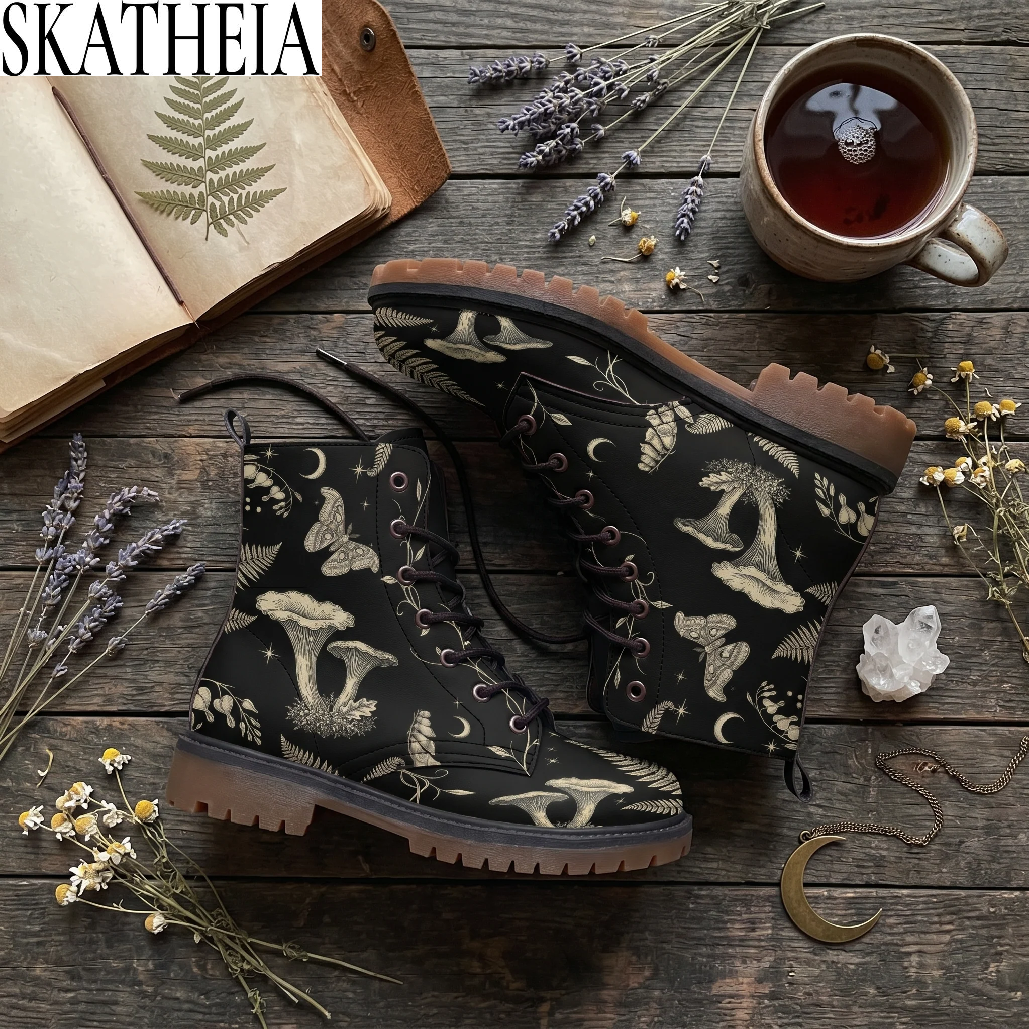 Mycelia Leather Boots