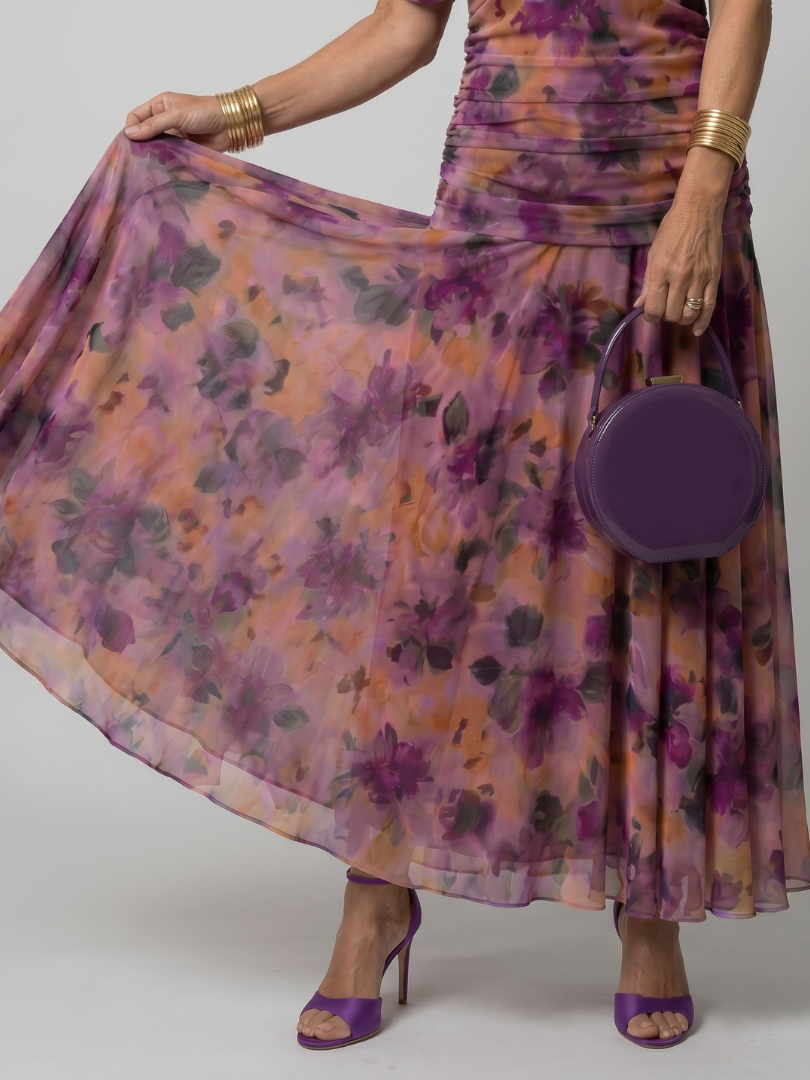 Estelline | Off Shoulder Flow Midi Dress