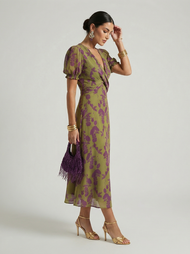 Belisama | Relaxed Floral Midi Dress