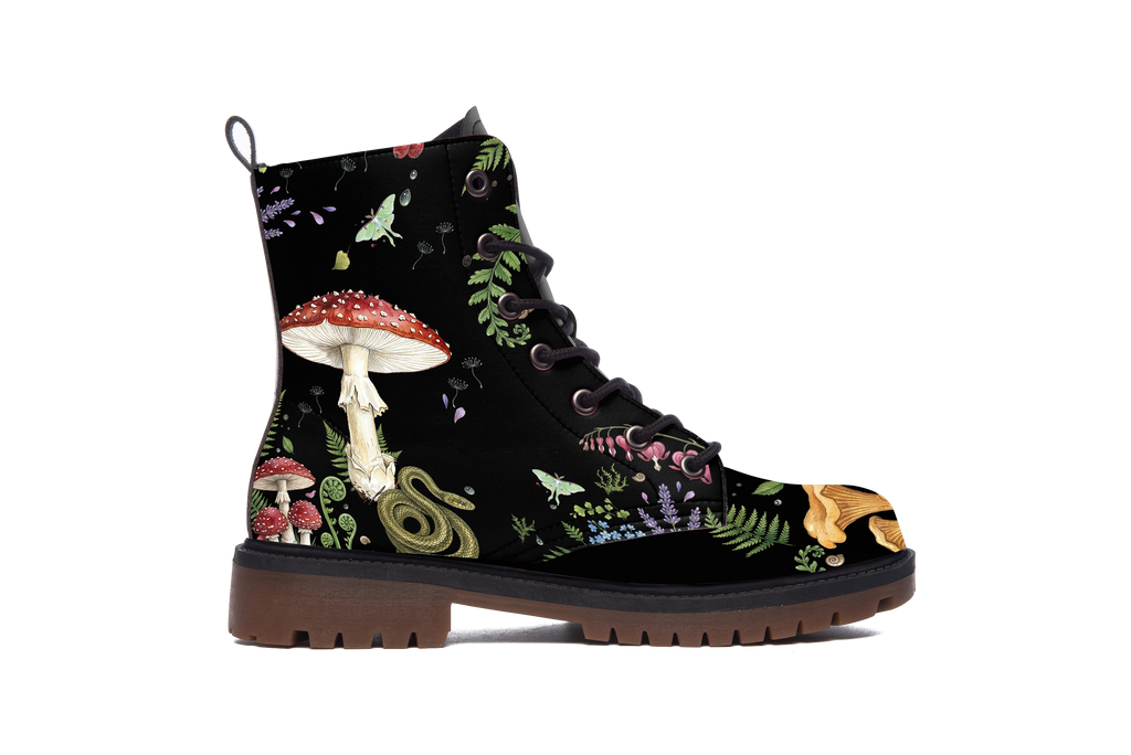 Digitalis Leather Boots