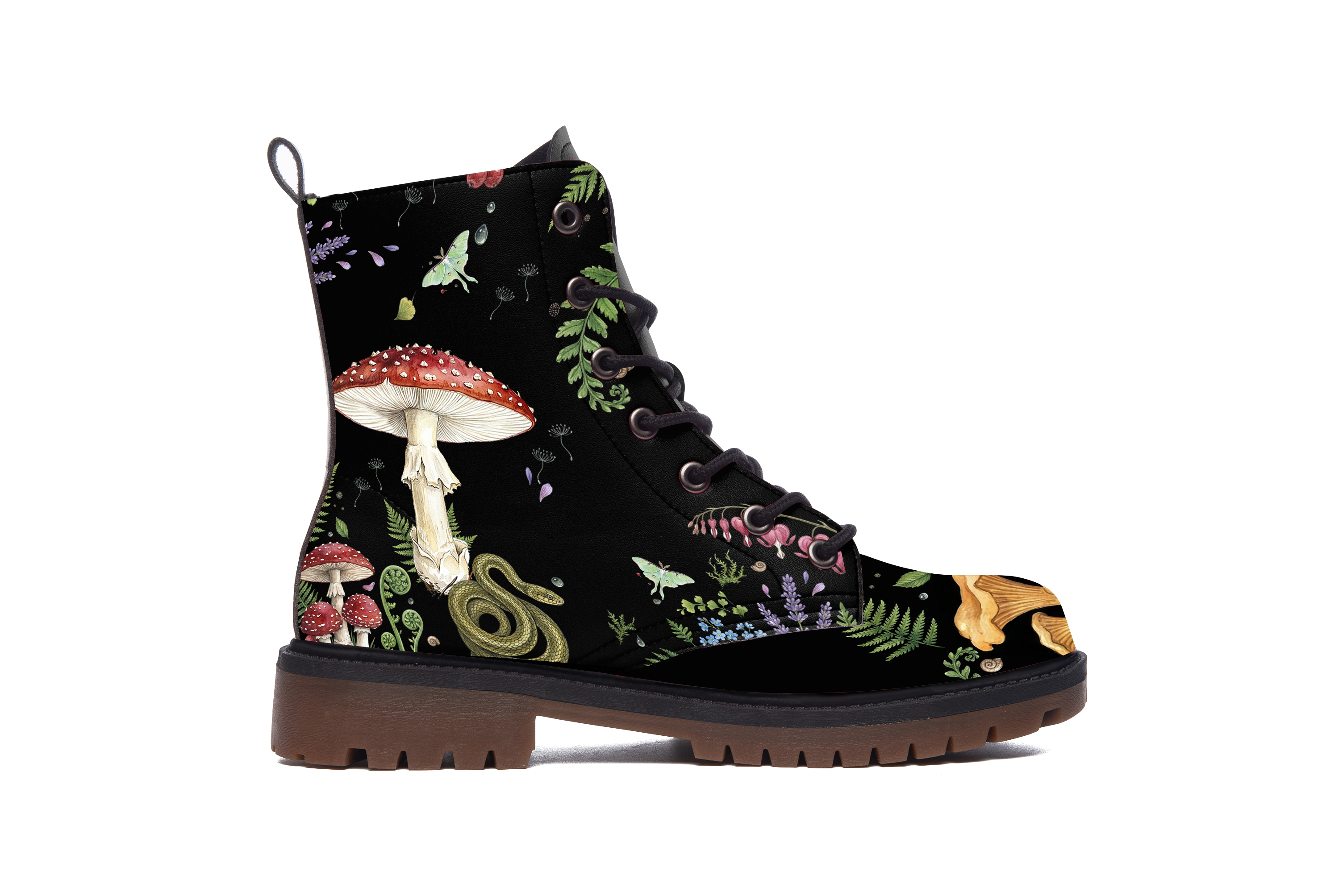 Digitalis Leather Boots