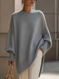 Women’s Oversized Knit Sweater – Relaxed Autumn and Winter Layer