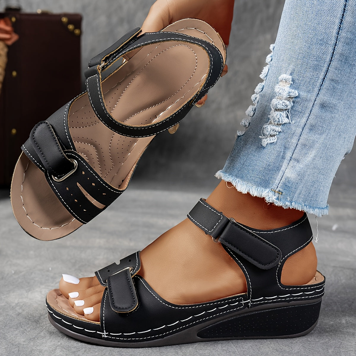 Maeve | Adjustable Strap Comfort Sandals