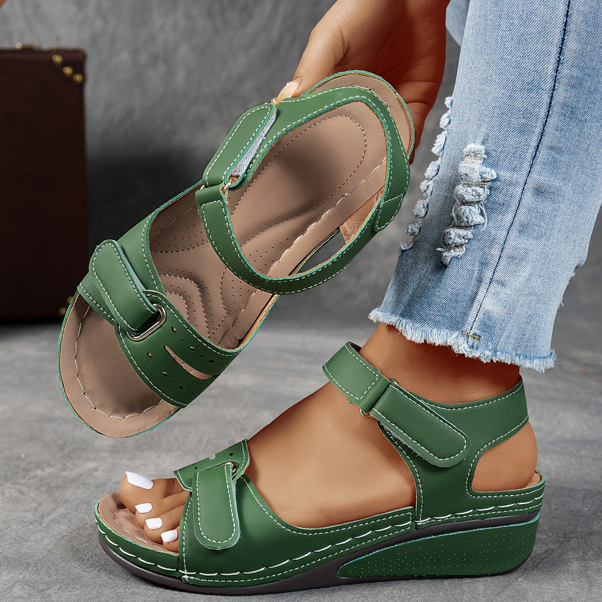 Maeve | Adjustable Strap Comfort Sandals