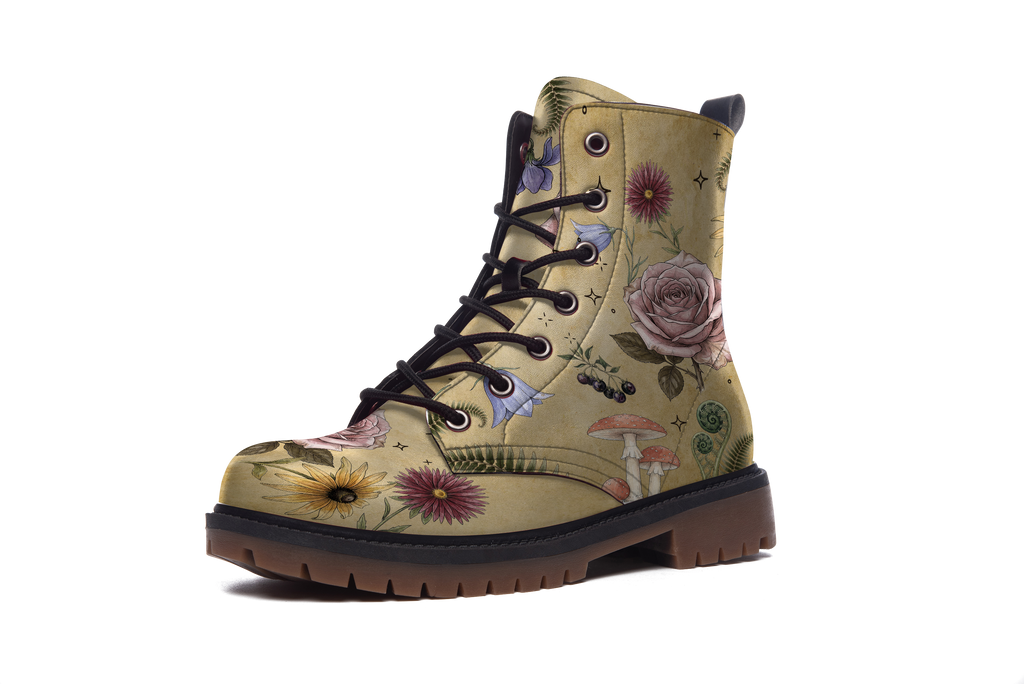 Herbarium Leather Boots