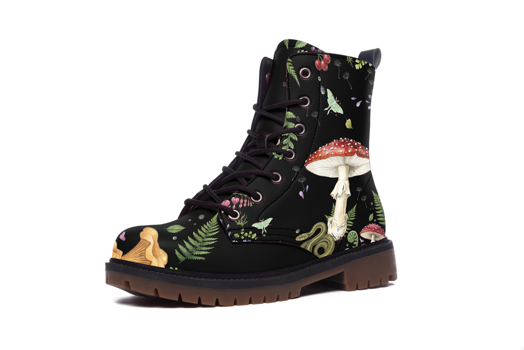 Digitalis Leather Boots